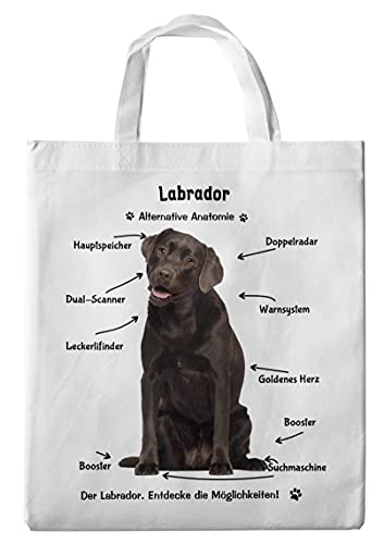 Merchandise for Fans Einkaufstasche - 38 x 42 cm - Motiv: Alternative Anatomie Labrador 05 Merchandise for Fans Einkaufstasche - 38 x 42 cm - Motiv: Alternative Anatomie Labrador 05 von Merchandise for Fans
