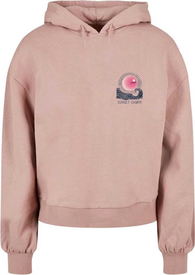 Merchcode Hoodie Ladies Sunset Charm Oversized Hoody Merchcode Hoodie Ladies Sunset Charm Oversized Hoody von Merchcode