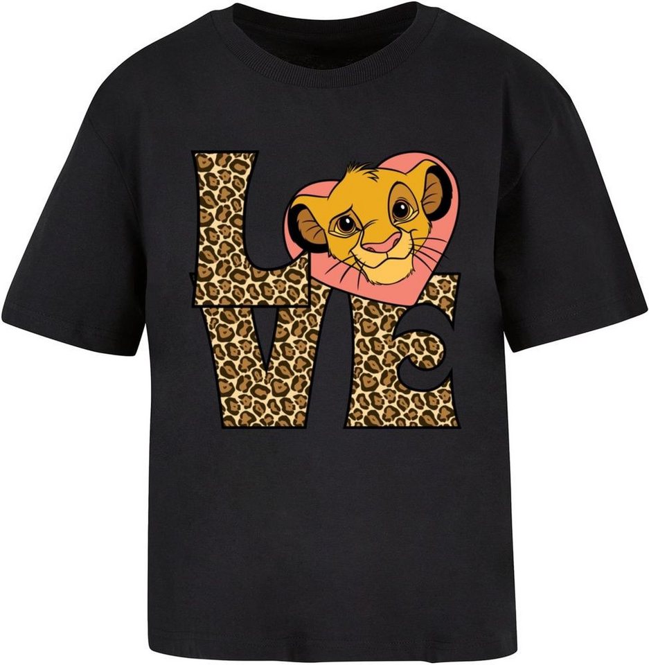 Merchcode T-Shirt Simba Love Tee Merchcode T-Shirt Simba Love Tee von Merchcode