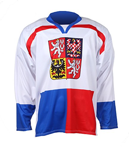 Merco Eishockey-Pullover Czech Nagano 1998 Replica, weiß, 2XL von Merco