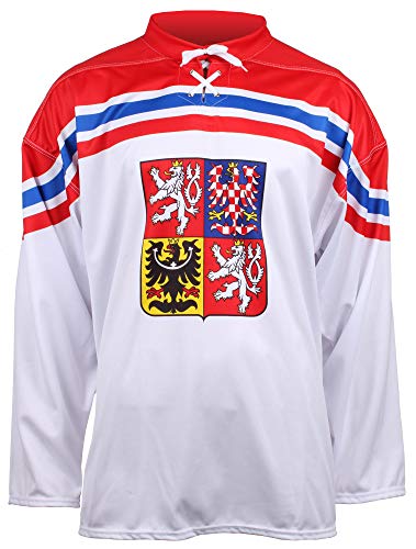 Merco Eishockey-Trikot CZ, OH Soči 2014 Replik (Weiß/Rot, L) von Merco