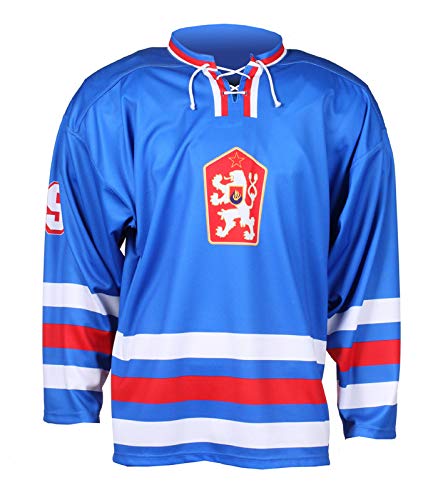 Merco Eishockey-Trikot Replike ČSSR 1976 (Blau, XXL) von Merco