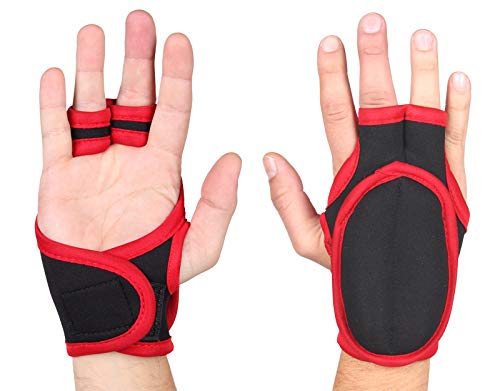 Merco Handschuhe für Piloxing 2x0,25 kg (Schwarz/Rot) von Merco