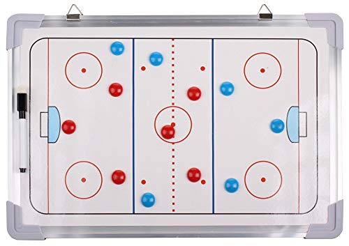 Merco Taktiktafel Eishockey, Taktische Trainertafel magnetisch Coach Board 45x30cm von Merco