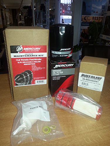 Mercury Maintenance Kit alle L6 Verado Motoren 220-300 PS Fourstroke 100 Stunden Wartungsset von Mercury Marine Quicksilver