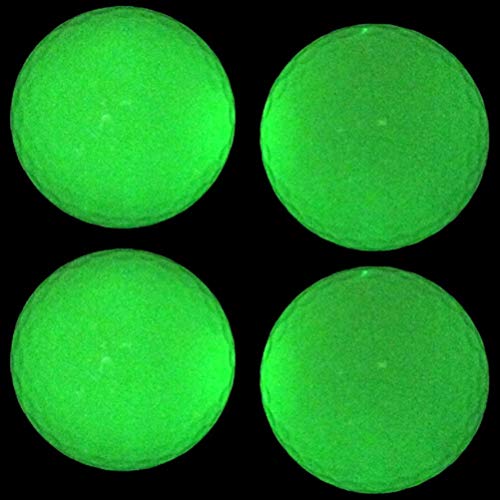 Merkts Fluoreszierende Golfbälle, elastisch, Gummi, fluoreszierend, 4 leuchtende Golfbälle, Nachtsport, automatische Lichtabsorbierung und leuchtende Nachtbälle, langer, heller Merkts Fluoreszierende Golfbälle, elastisch, Gummi, fluoreszierend, 4 leuchtende Golfbälle, Nachtsport, automatische Lichtabsorbierung und leuchtende Nachtbälle, langer, heller von FOXCUP