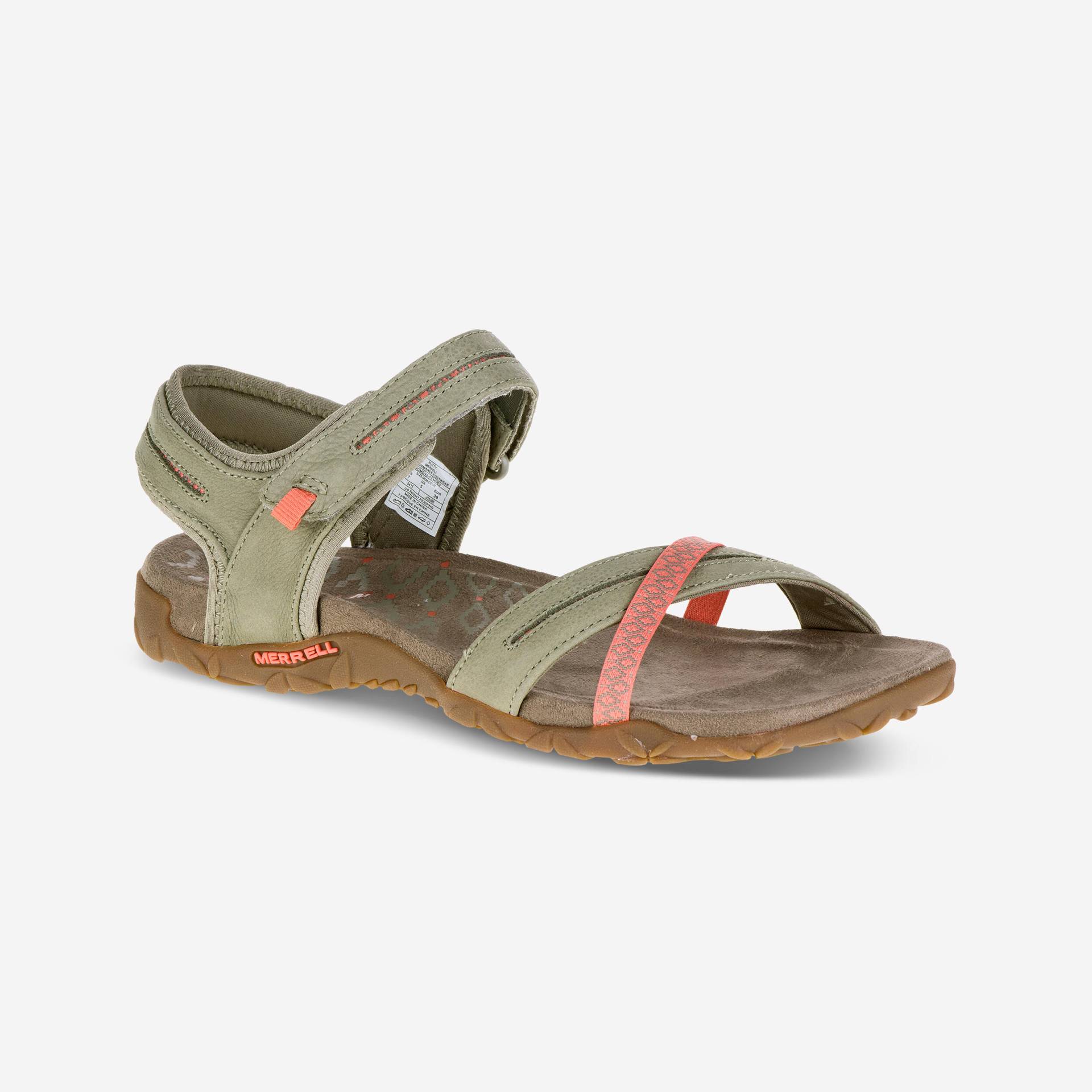 Wandersandalen Terran Cross Damen kaki von Merrell