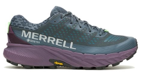 merrell agility peak 5 gore tex trailrunning schuhe blau violett von Merrell