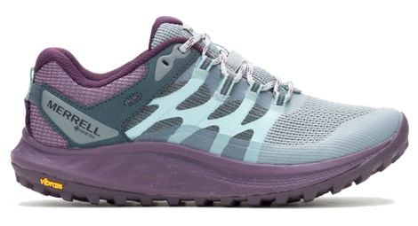 merrell antora 3 gore tex damen trailrunning schuhe grau violett von Merrell