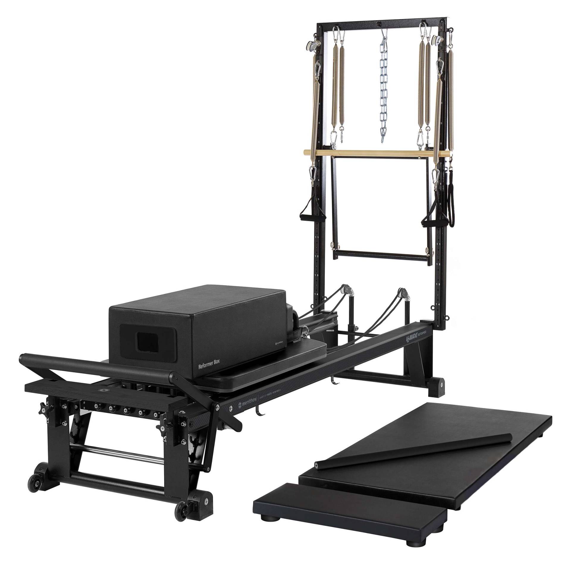 Merrithew Pilates-Reformer "V2 Max Plus", Jet Black Merrithew Pilates-Reformer "V2 Max Plus", Jet Black von Merrithew