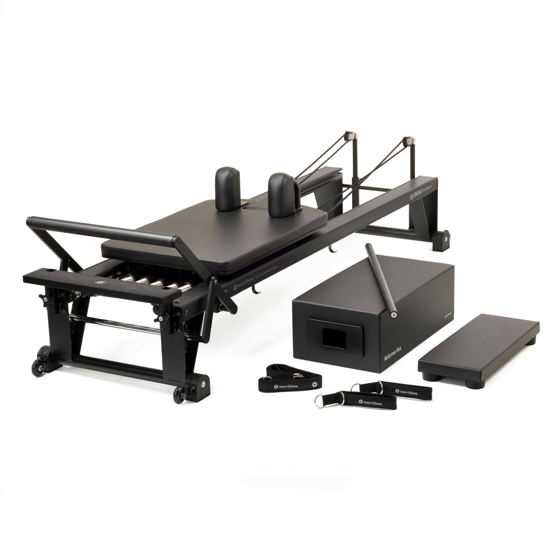 Merrithew Pilates-Reformer "V2 Max Reformer Bundle", Jet Black Merrithew Pilates-Reformer "V2 Max Reformer Bundle", Jet Black von Merrithew