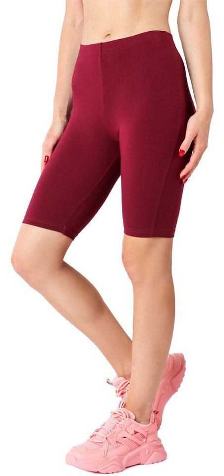 Merry Style Leggings Damen Kurze Leggings aus Viskose MS10-414 (1-tlg) elastischer Bund von Merry Style