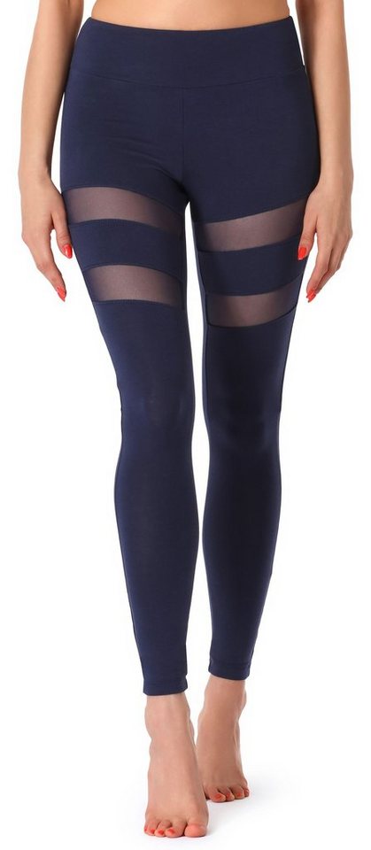 Merry Style Leggings Damen Lange Leggings Fitnesshose aus Viskose MS10-232 (1-tlg) elastischer Bund von Merry Style