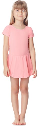 Merry Style Mädchen Body mit Rock Balletkleid Kurzarm MS10-136 (Rosa, 116) von Merry Style