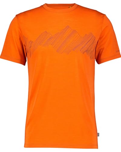 Meru Herren Funktionsshirt mit Merinowolle LAHOLM rost (507) M von Meru