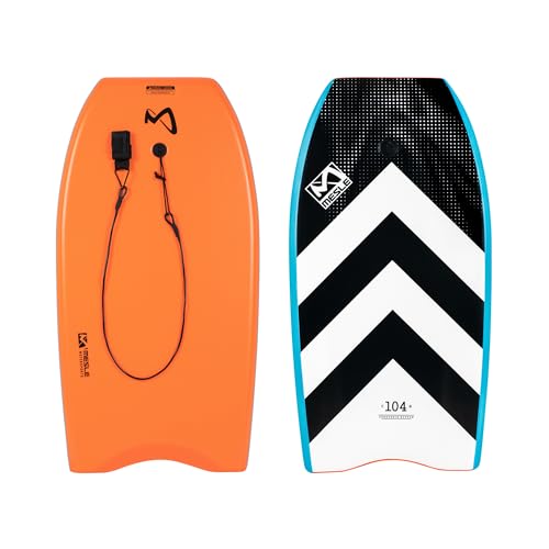Mesle Bodyboard Speed Skin, für Kinder & Erwachsene bis 100 kg, großes Schwimmbrett zum Surfen & Wellenreiten am Strand, für Anfänger & Fortgeschrittene von Mesle