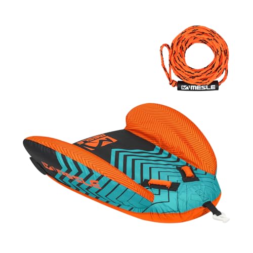 Mesle Funtube Cruzer, Set mit Leine, 1 Person, Wasserreifen für Kinder & Erwachsene, Towable Tube aufblasbar Wassersport, Schleppring für Boot & Jetski, Schleppreifen zum Ziehen Mesle Funtube Cruzer, Set mit Leine, 1 Person, Wasserreifen für Kinder & Erwachsene, Towable Tube aufblasbar Wassersport, Schleppring für Boot & Jetski, Schleppreifen zum Ziehen von Mesle