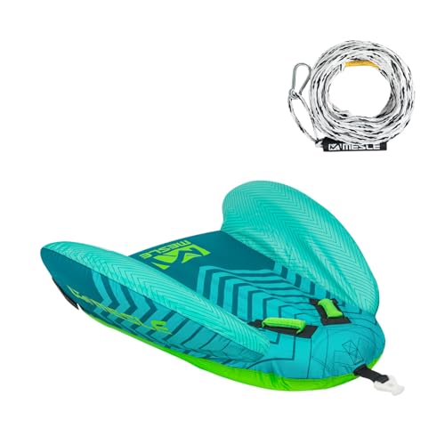Mesle Funtube Cruzer, Set mit Leine, 1 Person, Wasserreifen für Kinder & Erwachsene, Towable Tube aufblasbar Wassersport, Schleppring für Boot & Jetski, Schleppreifen zum Ziehen Mesle Funtube Cruzer, Set mit Leine, 1 Person, Wasserreifen für Kinder & Erwachsene, Towable Tube aufblasbar Wassersport, Schleppring für Boot & Jetski, Schleppreifen zum Ziehen von Mesle
