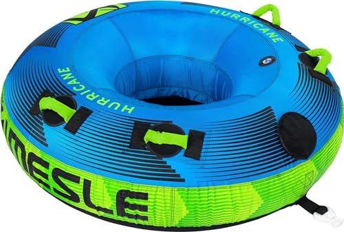 Mesle Funtube Hurricane 58', Großer 1-2 Personen Donut Wasserreifen aufblasbar, Towable Tube für Kinder & Erwachsene, Wasser Schleppring für Boot & Jetski, Wasserreifen zum Ziehen Mesle Funtube Hurricane 58', Großer 1-2 Personen Donut Wasserreifen aufblasbar, Towable Tube für Kinder & Erwachsene, Wasser Schleppring für Boot & Jetski, Wasserreifen zum Ziehen von Mesle