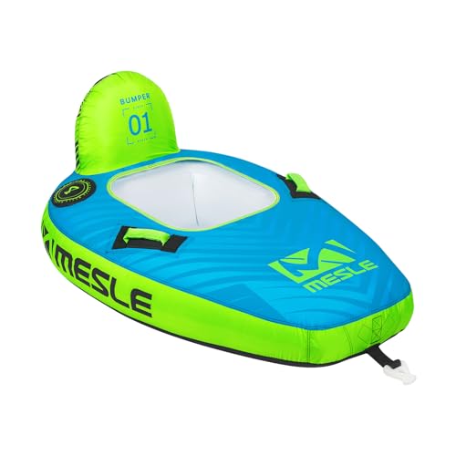 Mesle Tube Boot Bumper, 1 Person Funtube Wassersport, Wasserreifen aufblasbar, Towable Tube für Kinder & Erwachsene, Schleppring für Motorboot & Jetski, Wasserring zum Ziehen Mesle Tube Boot Bumper, 1 Person Funtube Wassersport, Wasserreifen aufblasbar, Towable Tube für Kinder & Erwachsene, Schleppring für Motorboot & Jetski, Wasserring zum Ziehen von Mesle