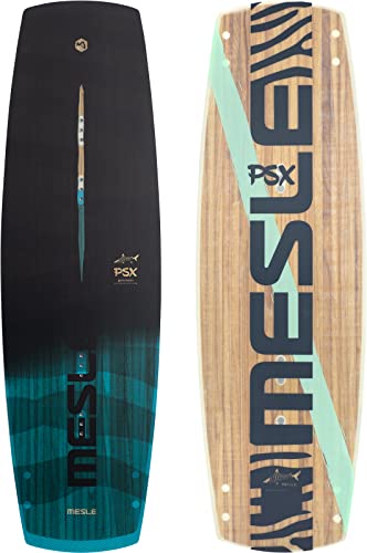 Mesle Wakeboard PSX, 4 Channels, Flex Wakeboard für Cable Park & Obstacles, Slider Base, Jugendliche & Erwachsene, Seilbahn Board für Fortgeschrittene & Pro Rider von Mesle