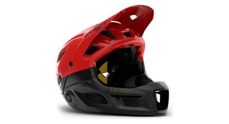 helm mit abnehmbarem kinnschutz met parachute mcr mips rot schwarz von Met