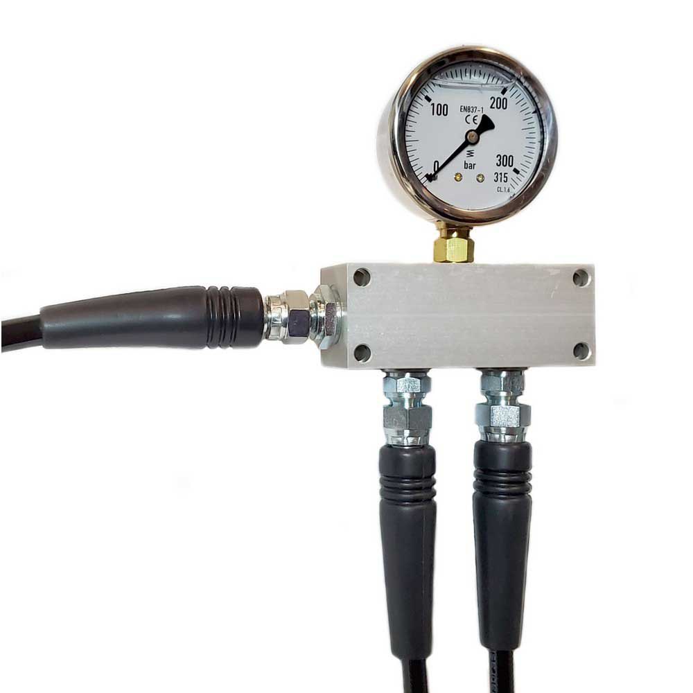 Metalsub Verteilerblock Mit Manometer Bauer-anschluss G 1/4´´ 2 Ausgänge Metalsub Verteilerblock Mit Manometer Bauer-anschluss G 1/4´´ 2 Ausgänge von Metalsub