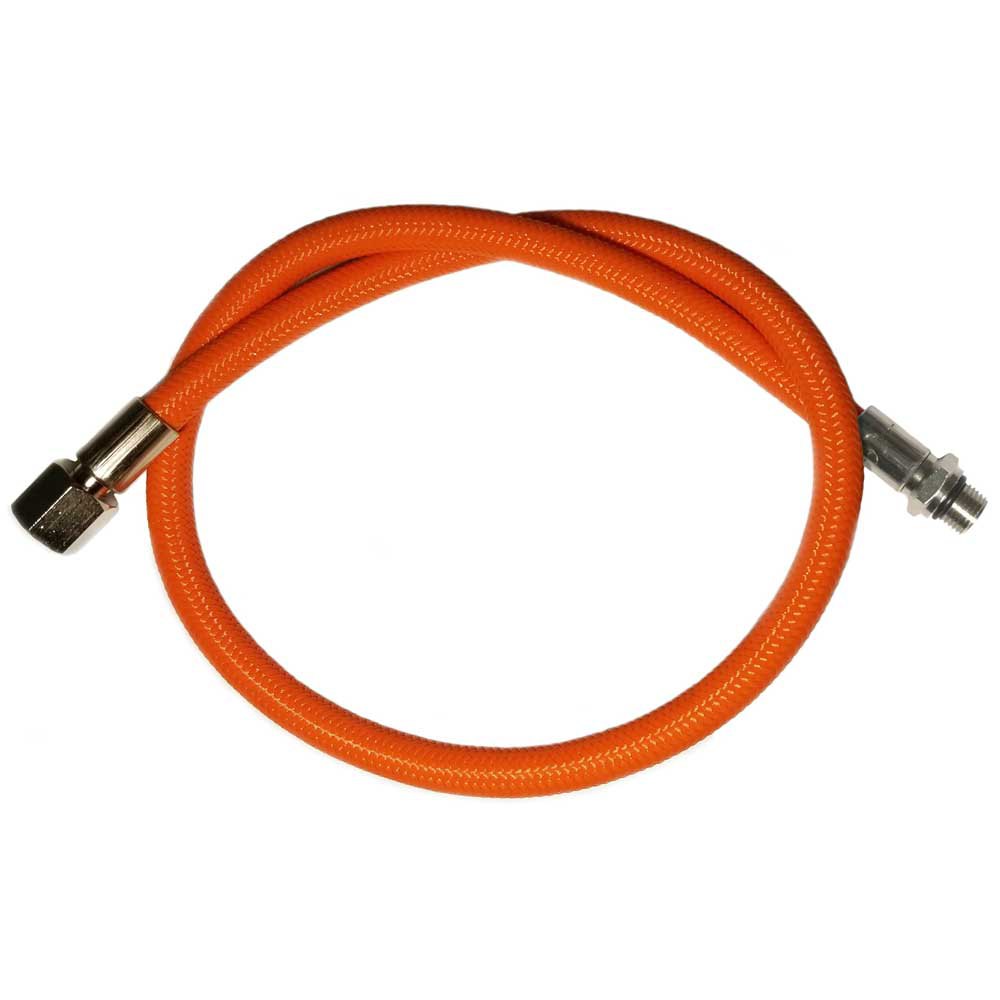 Metalsub Regulator Flex Hose Male 1/2´´ Unf Orange 152 cm von Metalsub