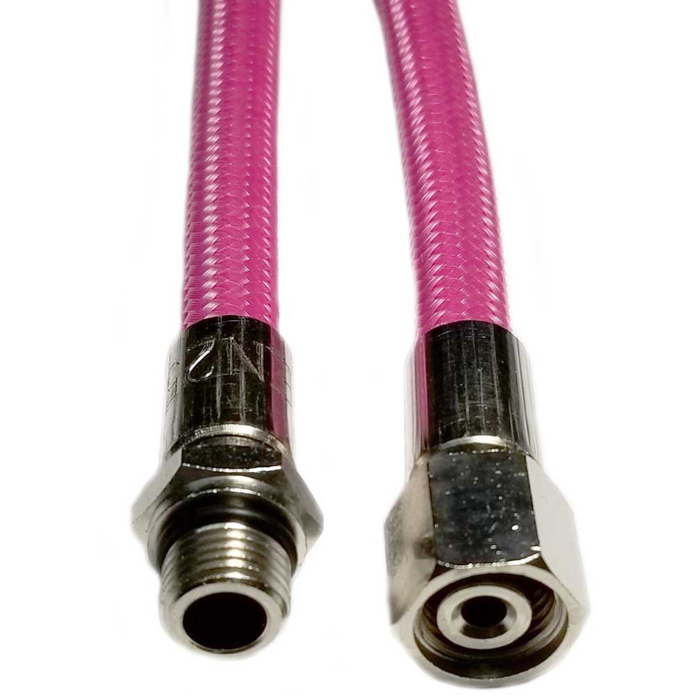 Metalsub Regulator Flex Hose Male 1/2´´ Unf Rosa 102 cm von Metalsub