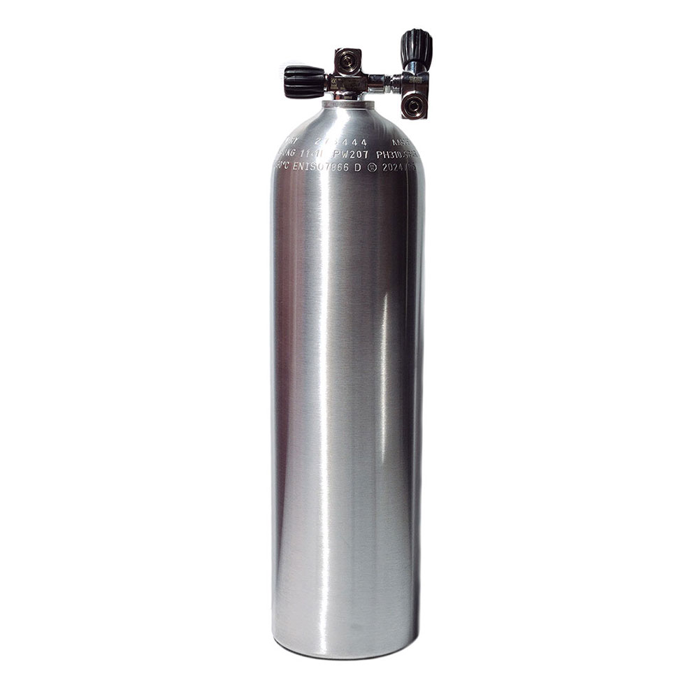Metalsub S80 Aluminum 207 Bar 2 Outlets Modular Tauchflasche Metalsub S80 Aluminum 207 Bar 2 Outlets Modular Tauchflasche von Metalsub