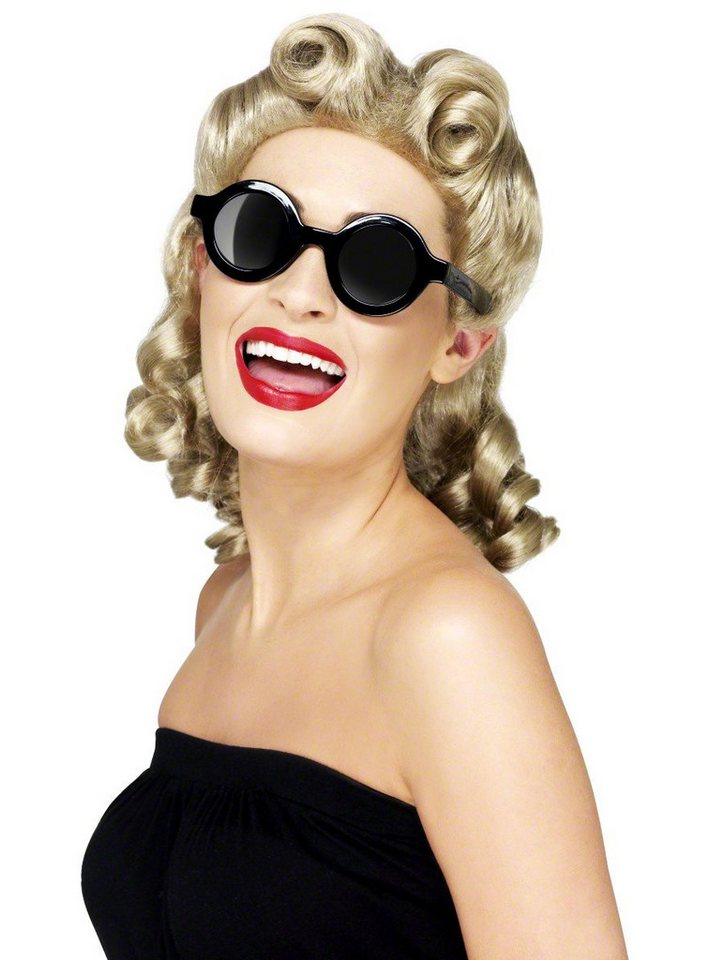 Metamorph Kostüm Runde 40er Jahre Sonnenbrille, Für Hollywood-Glam im Stil der 40er und 50er Jahre Metamorph Kostüm Runde 40er Jahre Sonnenbrille, Für Hollywood-Glam im Stil der 40er und 50er Jahre von Metamorph