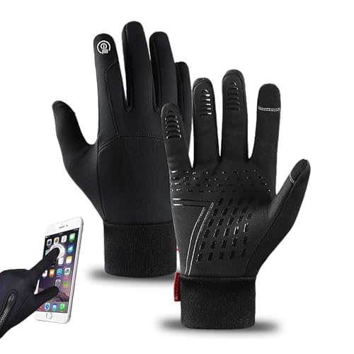 Frostfit - Thermo Handschuhe Herren Handschuhe Damen Touchscreen Winterhandschuhe Fahrrad Winterhandschuhe Fahrradhandschuhe Winddichte Laufhandschuhe Laufen Radfahren Wasserdichte Lsolation Gloves von Mfhmom