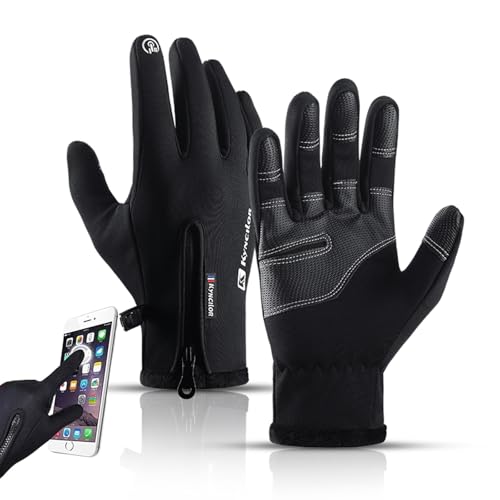 Frostfit - Thermo Handschuhe Herren Handschuhe Damen Touchscreen Winterhandschuhe Fahrrad Winterhandschuhe Fahrradhandschuhe Winddichte Laufhandschuhe Laufen Radfahren Wasserdichte Lsolation Gloves von Mfhmom