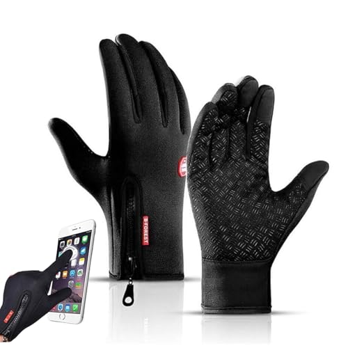 Frostfit - Thermo Handschuhe Herren Handschuhe Damen Touchscreen Winterhandschuhe Fahrrad Winterhandschuhe Fahrradhandschuhe Winddichte Laufhandschuhe Laufen Radfahren Wasserdichte Lsolation Gloves von Mfhmom