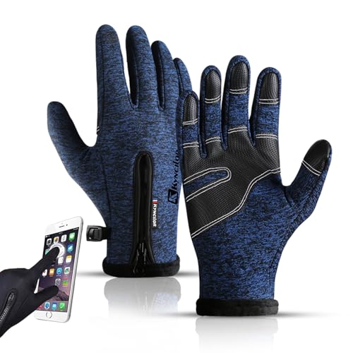 Frostfit - Thermo Handschuhe Herren Handschuhe Damen Touchscreen Winterhandschuhe Fahrrad Winterhandschuhe Fahrradhandschuhe Winddichte Laufhandschuhe Laufen Radfahren Wasserdichte Lsolation Gloves von Mfhmom