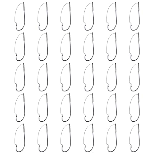 30 Stück Wacky Weedless Angelhaken, Mundschutz Design, Breite Lücke, Jig Köderhaken, Stachelhaken Haken Angeln Einzelhaken, Wacky Style Angelhaken für Süßwasser Salzwasser Angeln 30 Stück Wacky Weedless Angelhaken, Mundschutz Design, Breite Lücke, Jig Köderhaken, Stachelhaken Haken Angeln Einzelhaken, Wacky Style Angelhaken für Süßwasser Salzwasser Angeln von MiOYOOW