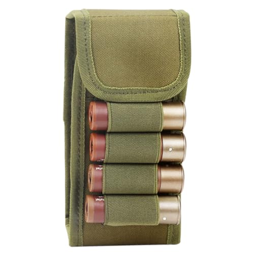 6 Round Munition Tasche, Patronenetui Shell Molle Tasche, Taktische Shell Halter Munition Patronenhalter für 12 Gauge von MiOYOOW