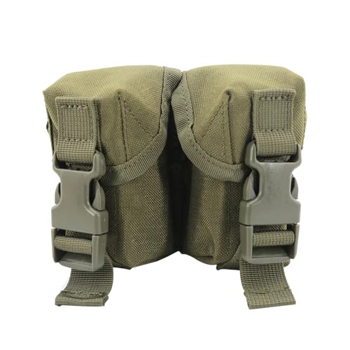 Doppelte Granatentasche, Taktische Zubehörtaschen, Kleine Molle Werkzeugtasche für Jagdschießen Doppelte Granatentasche, Taktische Zubehörtaschen, Kleine Molle Werkzeugtasche für Jagdschießen von MiOYOOW
