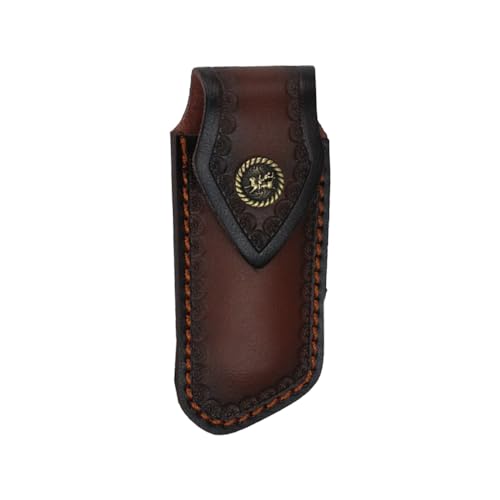 MiOYOOW Messerscheide für Gürtel, Klappmesserscheide, PU Leder Messertasche Messer Gürteltasche mit Aufhängeloch für Outdoor Jagd Camping MiOYOOW Messerscheide für Gürtel, Klappmesserscheide, PU Leder Messertasche Messer Gürteltasche mit Aufhängeloch für Outdoor Jagd Camping von MiOYOOW