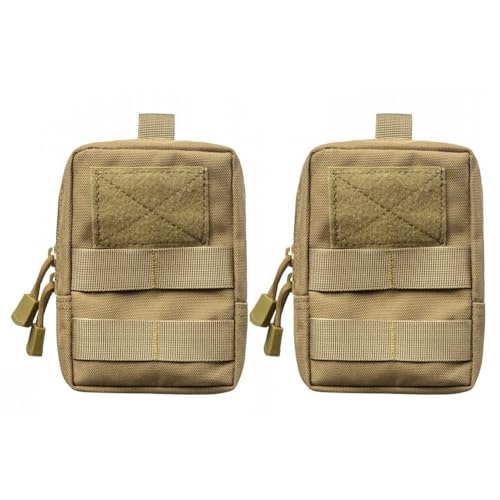 2 Stück Molle Tasche, Utility Pouch Wanderausrüstung für die Jagd im Freien 2 Stück Molle Tasche, Utility Pouch Wanderausrüstung für die Jagd im Freien von MiOYOOW