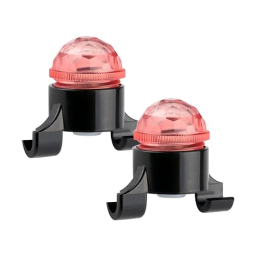 MiOYOOW 2PCS Angeln Bissanzeiger, Elektronische Clip On Angelrute Spitzenglocken, Nachtlicht Knicklicht Angeln Bissalarmglocke mit LED Leuchten für Tages- und Nachtangeln MiOYOOW 2PCS Angeln Bissanzeiger, Elektronische Clip On Angelrute Spitzenglocken, Nachtlicht Knicklicht Angeln Bissalarmglocke mit LED Leuchten für Tages- und Nachtangeln von MiOYOOW