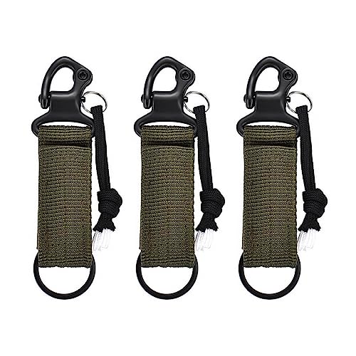 MiOYOOW 3 STÜCKE Tactical Gear Clip,Verlustsicherer Auto Molle Schlüsselkettenhaken Verstellbar Gurtband Schlüsselclip Schnalle für Gürtel Molle Taschen MiOYOOW 3 STÜCKE Tactical Gear Clip,Verlustsicherer Auto Molle Schlüsselkettenhaken Verstellbar Gurtband Schlüsselclip Schnalle für Gürtel Molle Taschen von MiOYOOW
