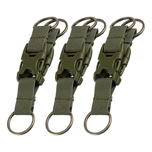MiOYOOW 3 STÜCKE Taktische karabinerhaken schaukel Multifunktions Nylon Gürtelkarabiner mit Schlüsselring Rucksack Taktische Schnalle für Outdoor Sportgeräte Wasserflaschen Rucksack MiOYOOW 3 STÜCKE Taktische karabinerhaken schaukel Multifunktions Nylon Gürtelkarabiner mit Schlüsselring Rucksack Taktische Schnalle für Outdoor Sportgeräte Wasserflaschen Rucksack von MiOYOOW