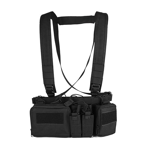 MiOYOOW Chest Rig Bag, Radio Walkie Talkie Brusttasche Tragetasche für Männer Jagd training MiOYOOW Chest Rig Bag, Radio Walkie Talkie Brusttasche Tragetasche für Männer Jagd training von MiOYOOW