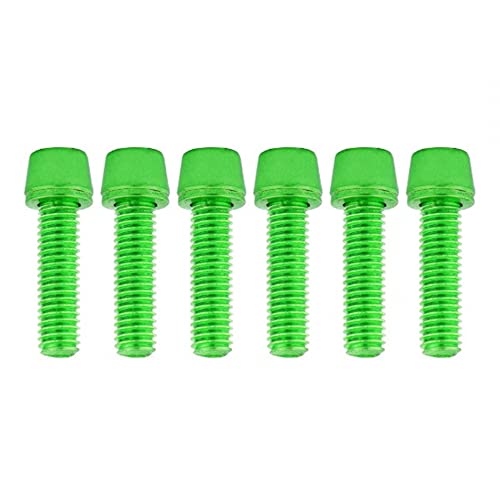 MiOYOOW Fahrrad Stem Schraube, 6Pcs Mountainbike Lenker Vorbau Flaschenhalter Schrauben M5x18mm Mountainbike Fahrradschaft Schraube für Rennrad MTB von MiOYOOW