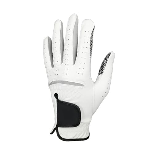 MiOYOOW Golfhandschuh, Atmungsaktiver Golfhandschuh, Rutschfester Leder Golf Trainings Handschuh für Männer, Linke und Rechte Hände MiOYOOW Golfhandschuh, Atmungsaktiver Golfhandschuh, Rutschfester Leder Golf Trainings Handschuh für Männer, Linke und Rechte Hände von MiOYOOW