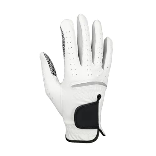 MiOYOOW Golfhandschuh, Atmungsaktiver Golfhandschuh, Rutschfester Leder Golf Trainings Handschuh für Männer, Linke und Rechte Hände MiOYOOW Golfhandschuh, Atmungsaktiver Golfhandschuh, Rutschfester Leder Golf Trainings Handschuh für Männer, Linke und Rechte Hände von MiOYOOW
