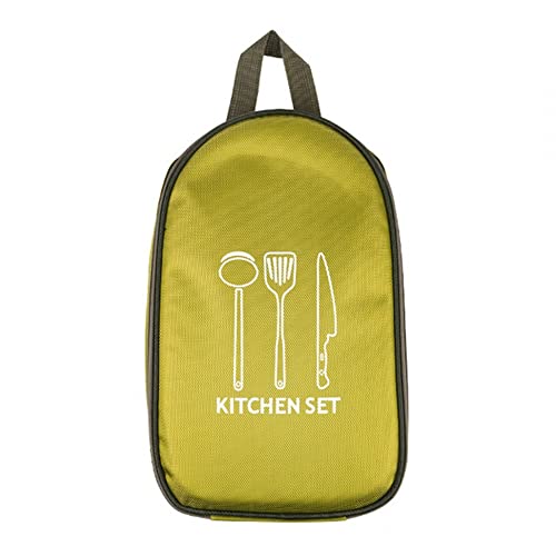 MiOYOOW Küchenutensilien Aufbewahrungstasche, Camping Kochgeschirr Aufbewahrungstasche Tragbare Kochutensilien Tasche für Camping Küche Picknick BBQ MiOYOOW Küchenutensilien Aufbewahrungstasche, Camping Kochgeschirr Aufbewahrungstasche Tragbare Kochutensilien Tasche für Camping Küche Picknick BBQ von MiOYOOW