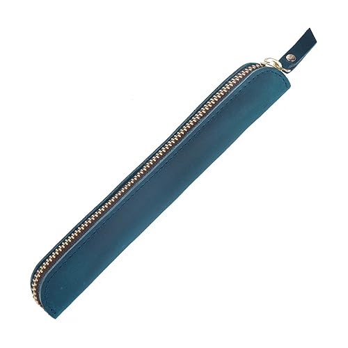 MiOYOOW Leder-Federmäppchen Stiftetui aus Leder Retro-Stiftschutzhülle tragbare Stifthülle mit Reißverschluss Soft Pen Schutzhüllenabdeckung für Stifte Füllfederhalter Bleistifte MiOYOOW Leder-Federmäppchen Stiftetui aus Leder Retro-Stiftschutzhülle tragbare Stifthülle mit Reißverschluss Soft Pen Schutzhüllenabdeckung für Stifte Füllfederhalter Bleistifte von MiOYOOW