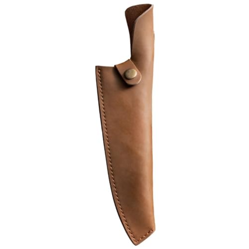 MiOYOOW Leder Messerscheide Handgefertigte Lederscheide Für Messer tragbares feststehendes Messerholster Küchenmesser Schutzscheide von MiOYOOW